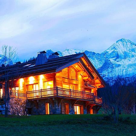 Chalet La Vigogne Et Spa Le Grand-Bornand Exterior foto