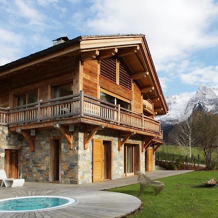 Chalet La Vigogne Et Spa Le Grand-Bornand Exterior foto